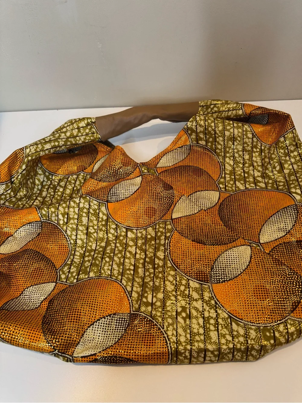 Love Beats Boutique Margie McClarin African Print Hobo Shoulder Bag